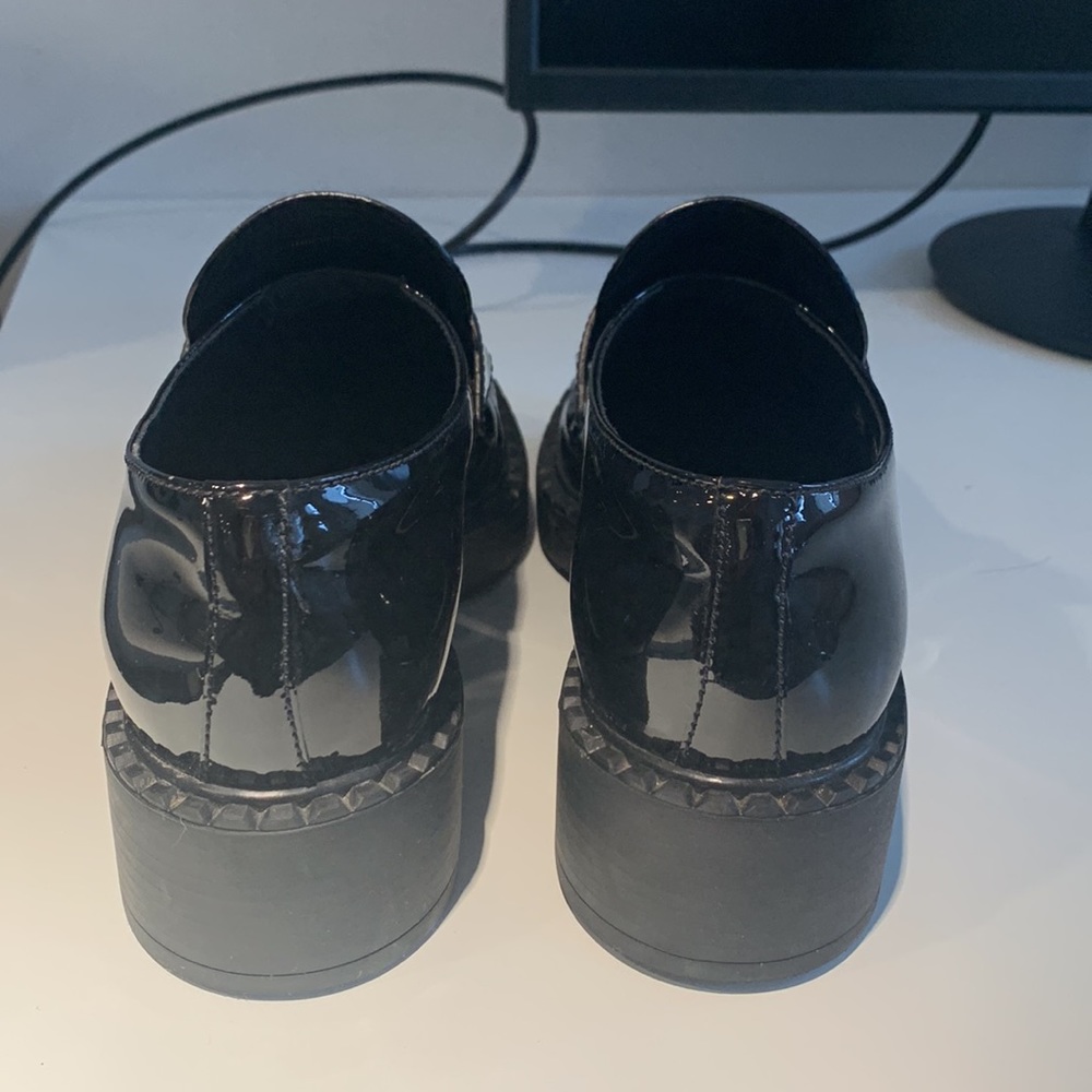 PRADA LOGO LOAFERS - Picture 7 of 7